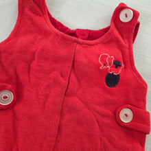 Load image into Gallery viewer, Vintage Elephant Red Pantsuit 3 months
