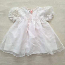 Load image into Gallery viewer, Vintage Lace + Sheer Dress 12 months
