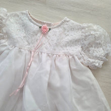 Load image into Gallery viewer, Vintage Lace + Sheer Dress 12 months
