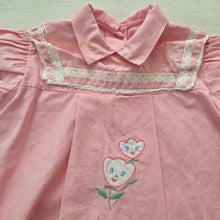 Load image into Gallery viewer, Vintage Pink Flower Short Dress 18 months
