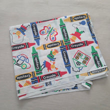 Load image into Gallery viewer, Vintage Crayola Crayon Fabric
