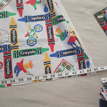 Load image into Gallery viewer, Vintage Crayola Crayon Fabric
