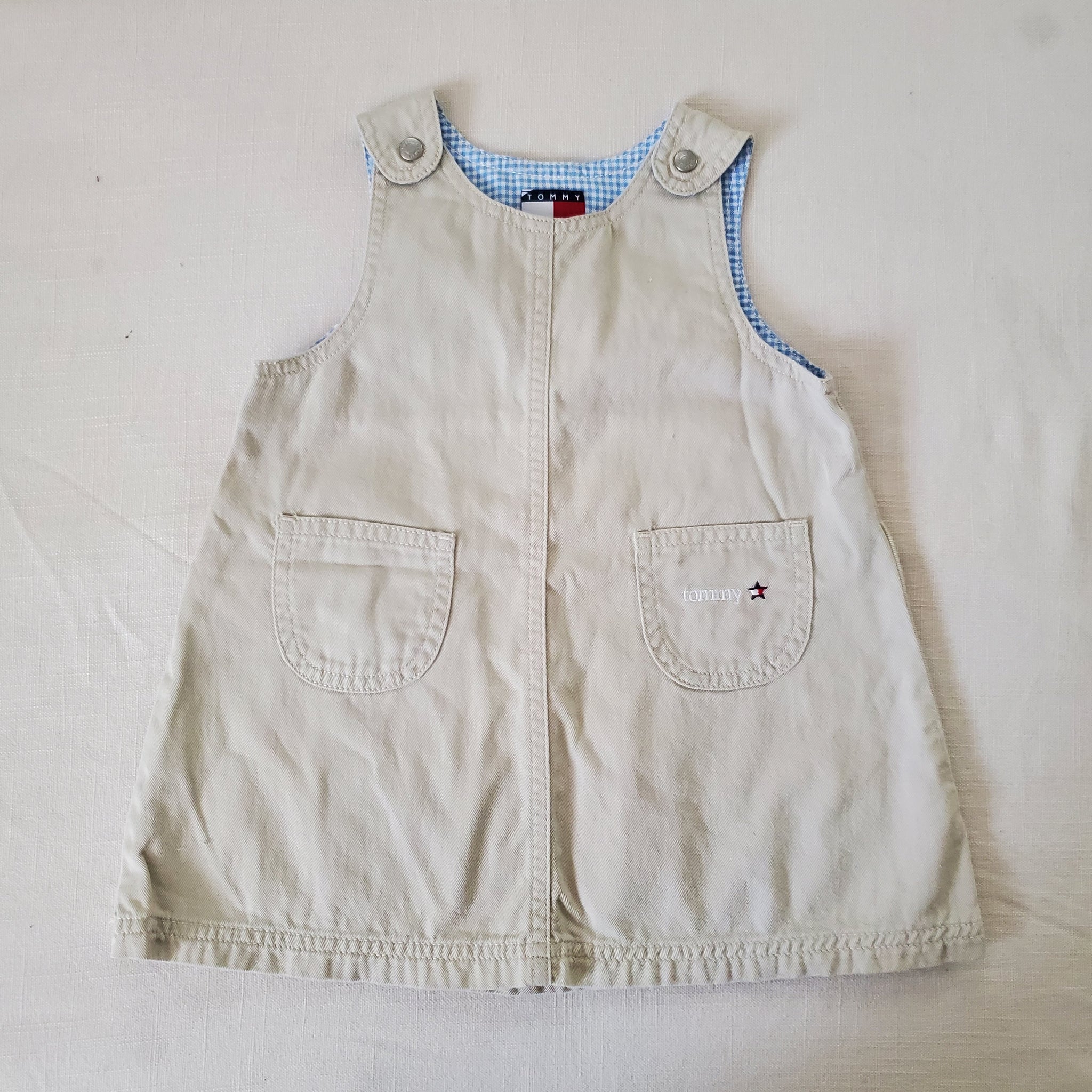 Vintage Tommy Hilfiger Khaki Dress 12 months – Nostalgic Baby Vintage