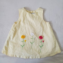 Load image into Gallery viewer, Vintage Flowery Yellow Dress/Top 12-24 months
