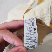 Load image into Gallery viewer, Vintage Flowery Yellow Dress/Top 12-24 months
