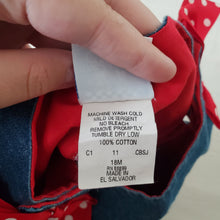 Load image into Gallery viewer, Older Kelly's Kids Farm Denim Dress 18 months
