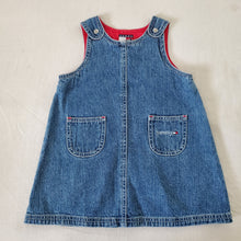 Load image into Gallery viewer, Vintage Tommy Hilfiger Denim Dress 12-18 months
