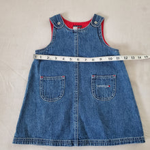 Load image into Gallery viewer, Vintage Tommy Hilfiger Denim Dress 12-18 months
