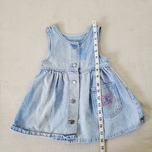 Load image into Gallery viewer, Vintage Lee Faded Denim Dress 2t
