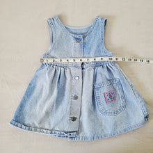Load image into Gallery viewer, Vintage Lee Faded Denim Dress 2t

