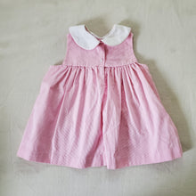 Load image into Gallery viewer, Vintage Heart + Flower Pink Dress 2t
