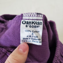 Load image into Gallery viewer, Vintage Oshkosh Floral Purple Pants 5t
