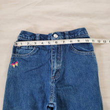 Load image into Gallery viewer, Vintage Butterfly Smiley Embroidery Jeans kids 6
