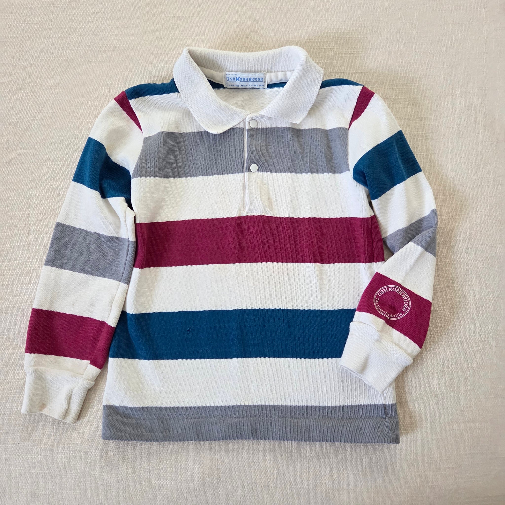 Vintage Oshkosh Thick Striped Long Sleeve 4t/5t – Nostalgic Baby 