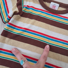 Load image into Gallery viewer, Vintage Neutral/Colorful Striped Shirt 3t
