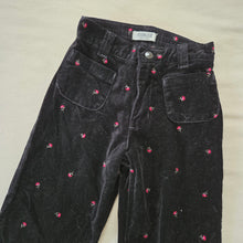 Load image into Gallery viewer, Y2K Oshkosh Velvet Floral Embroidered Pants kids 6
