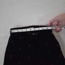 Load image into Gallery viewer, Y2K Oshkosh Velvet Floral Embroidered Pants kids 6
