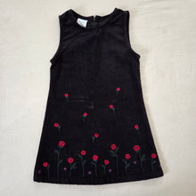 Load image into Gallery viewer, Vintage Oshkosh Velvet Rose Dress 5t
