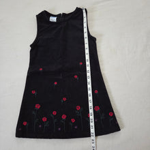 Load image into Gallery viewer, Vintage Oshkosh Velvet Rose Dress 5t
