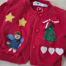 Load image into Gallery viewer, Vintage Hartstrings Christmas Cardigan 18-24 months
