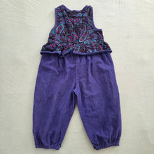 Load image into Gallery viewer, Vintage Paisley Purple Pantsuit 24 months
