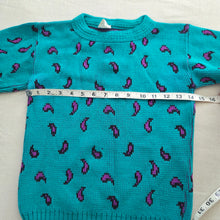 Load image into Gallery viewer, Vintage Paisley Knit Sweater kids 7/8

