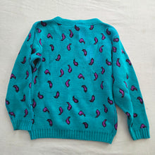 Load image into Gallery viewer, Vintage Paisley Knit Sweater kids 7/8
