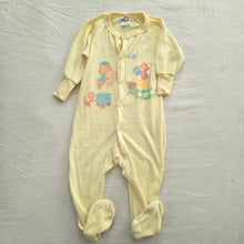 Load image into Gallery viewer, Vintage Cute Animals Footed PJs 18 months
