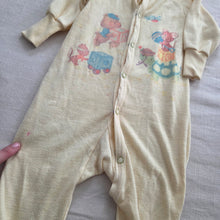 Load image into Gallery viewer, Vintage Cute Animals Footed PJs 18 months
