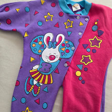 Load image into Gallery viewer, Vintage Color Block Bunny Bodysuit 18 months
