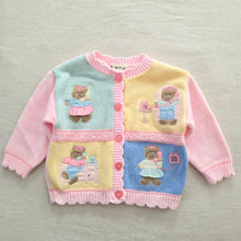 Load image into Gallery viewer, Vintage Bears on Phone Knit Sweater 12 months
