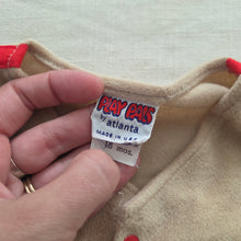 Load image into Gallery viewer, Vintage 2-Piece Tan/Red Soft Matching Set 12-18 months

