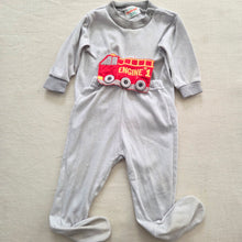Load image into Gallery viewer, Vintage Healthtex Fire Truck Pajamas Set 6-9 months
