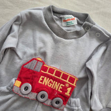 Load image into Gallery viewer, Vintage Healthtex Fire Truck Pajamas Set 6-9 months
