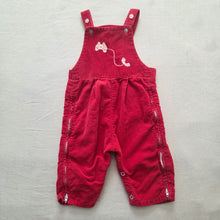 Load image into Gallery viewer, Vintage Telephone Overalls 3-6 months
