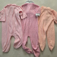 Load image into Gallery viewer, Vintage Terrycloth PJs Bundle 3 months
