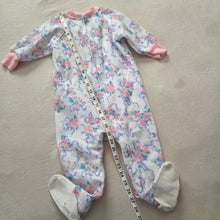 Load image into Gallery viewer, Vintage Floral Bouquet Footed PJs 2t
