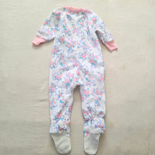 Load image into Gallery viewer, Vintage Floral Bouquet Footed PJs 2t
