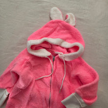 Load image into Gallery viewer, Vintage 60s Pink Bunny Soft Pajamas 9 months
