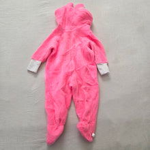 Load image into Gallery viewer, Vintage 60s Pink Bunny Soft Pajamas 9 months
