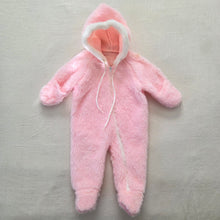 Load image into Gallery viewer, Vintage Fuzzy Pink PJs 3-6 months
