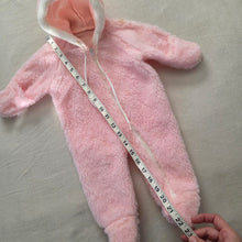 Load image into Gallery viewer, Vintage Fuzzy Pink PJs 3-6 months
