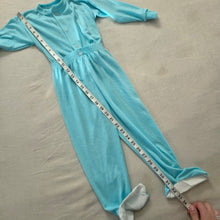 Load image into Gallery viewer, Vintage 2-Piece Snap Waist Blue Footed PJs 3t
