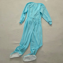 Load image into Gallery viewer, Vintage 2-Piece Snap Waist Blue Footed PJs 3t
