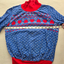 Load image into Gallery viewer, Vintage Heart Pattern Long Sleeve kids 10
