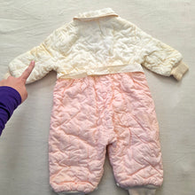 Load image into Gallery viewer, Vintage 50s Baby Girl Snowsuit 9-12 months
