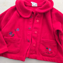 Load image into Gallery viewer, Vintage Oshkosh Red Floral Sweater 3t
