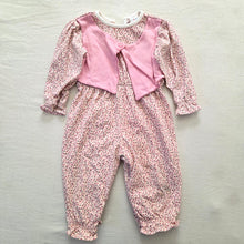 Load image into Gallery viewer, Vintage Pink Floral Bodysuit 18 months *flaw
