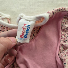 Load image into Gallery viewer, Vintage Pink Floral Bodysuit 18 months *flaw
