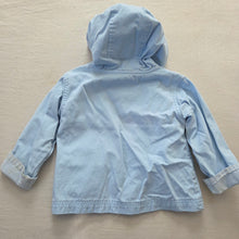 Load image into Gallery viewer, Vintage Blue Floral Embroidered Jacket 24 months
